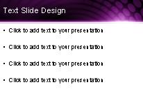 Circulary Violet Bar PowerPoint Template text slide design